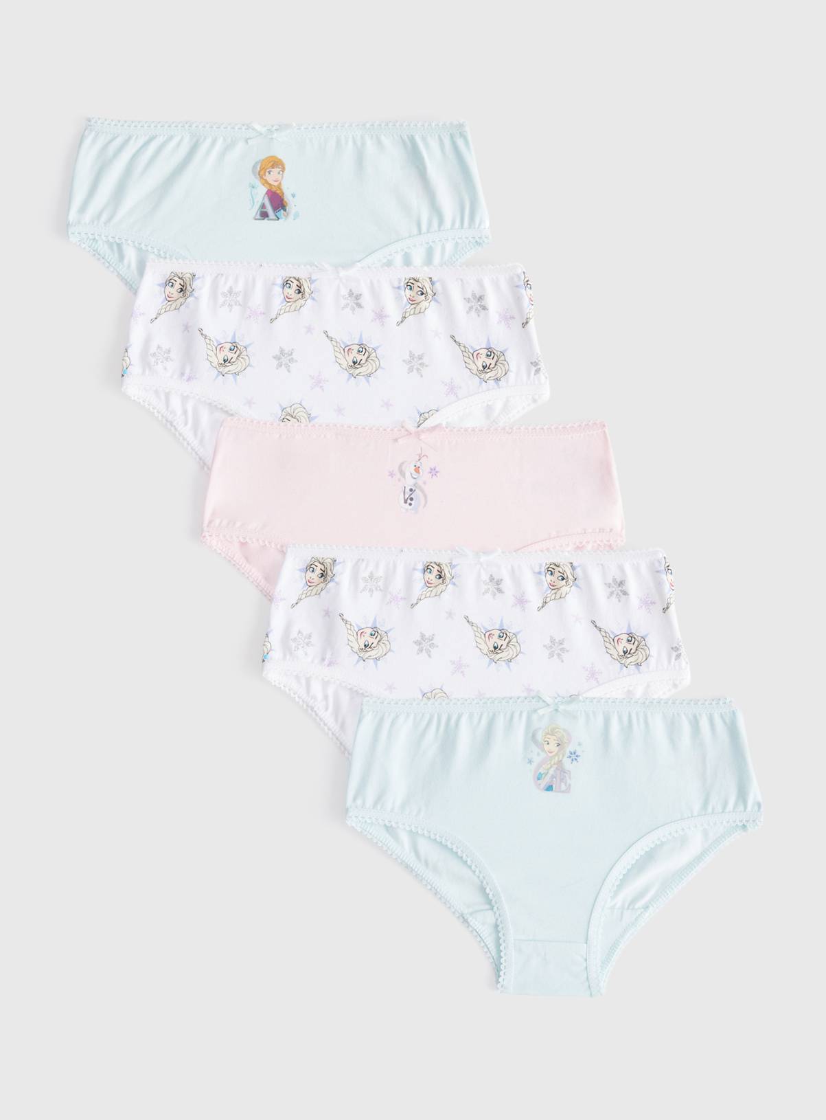 Disney Frozen Briefs 5 Pack  5-6 years - Image 1